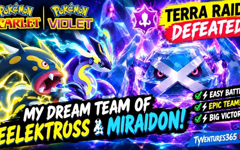⚡ Salamence Has Been Defeated! My Electric Pokémon Dream Team Dominates the Tera Raid! | Pokémon Scarlet & Violet