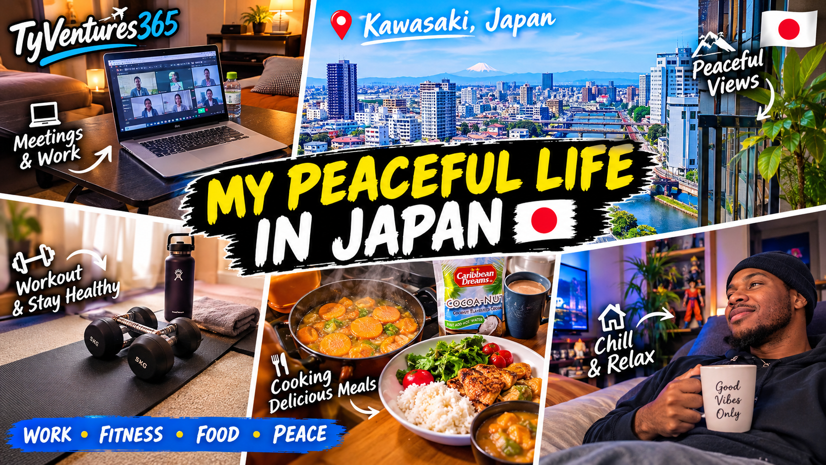 A Chill, Productive & Peaceful Day Living in Kawasaki, Japan