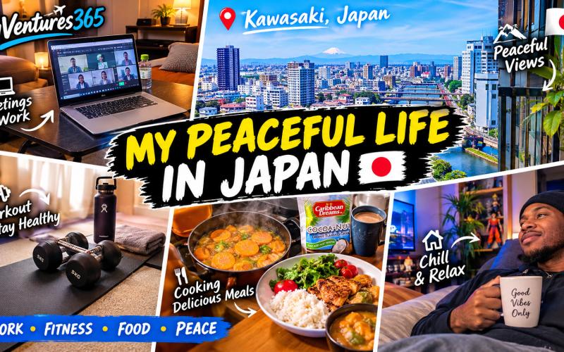 A Chill, Productive & Peaceful Day Living in Kawasaki, Japan